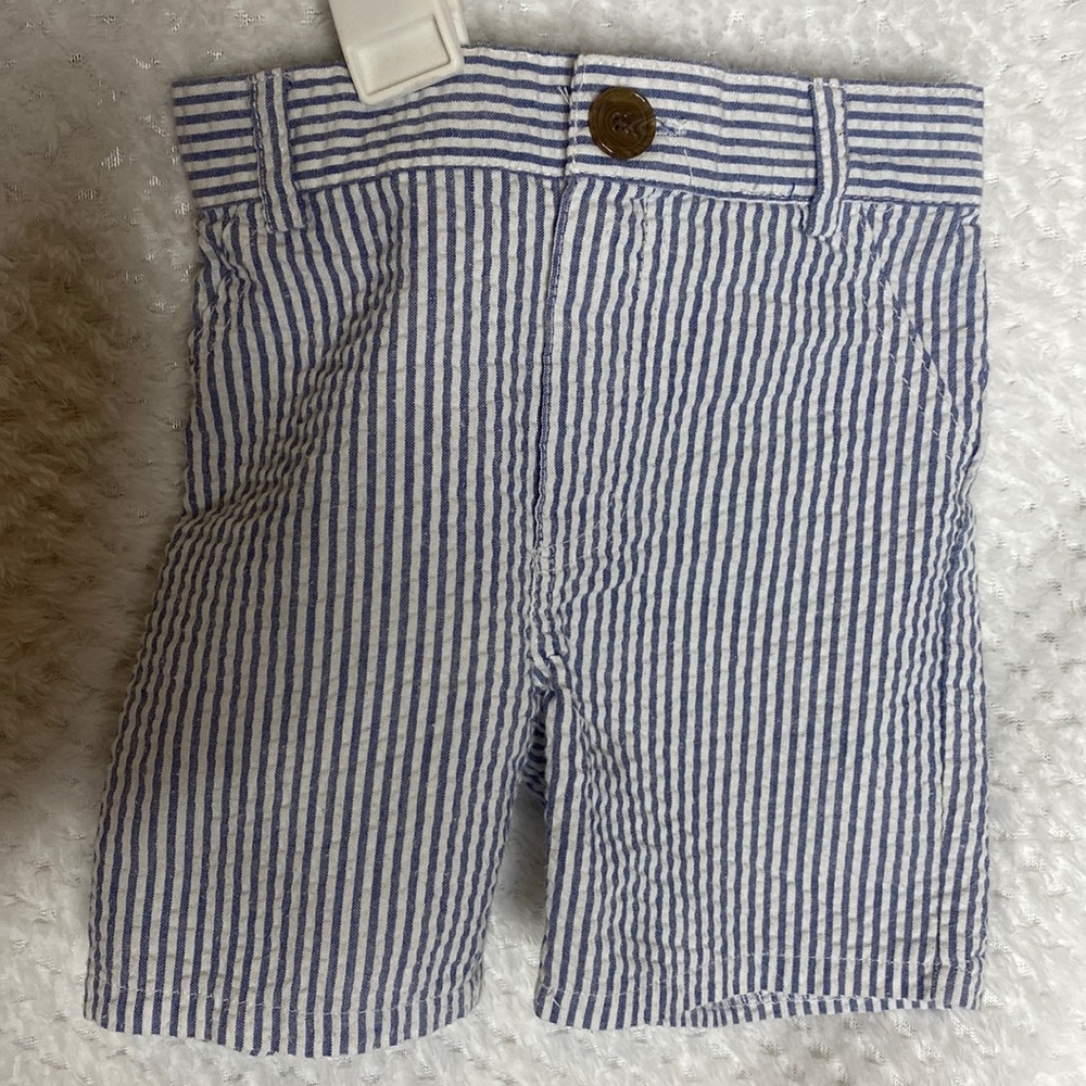 Matt’s Scooter seersucker style boys shorts